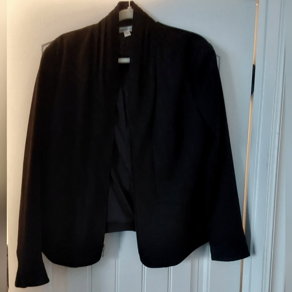 Blazer with zipper